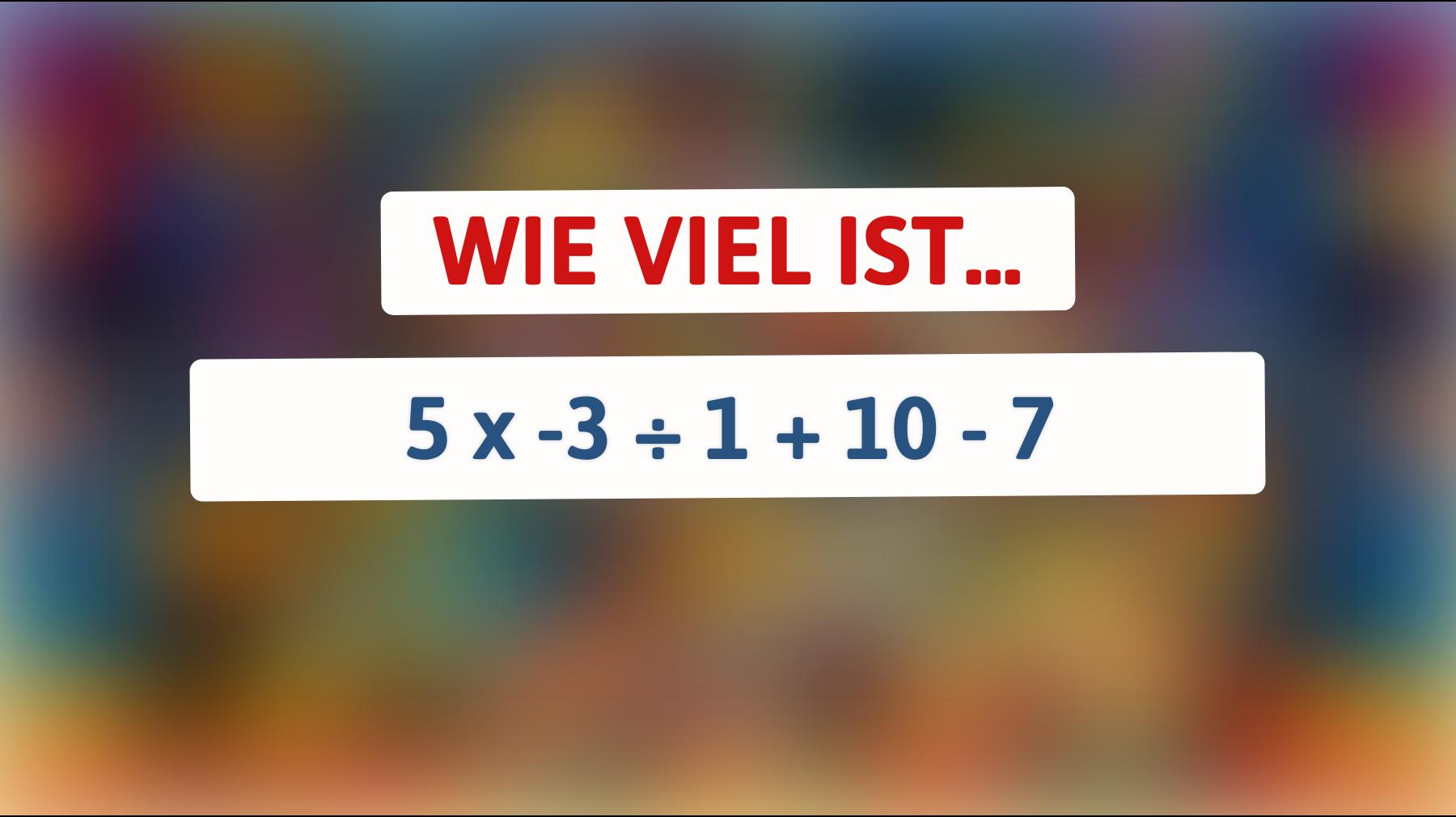 Nur Genies lösen es: Verwandle die Zahlen mit deinem Verstand und enthülle das überraschende Ergebnis dieses scheinbar simplen Rätsels!"