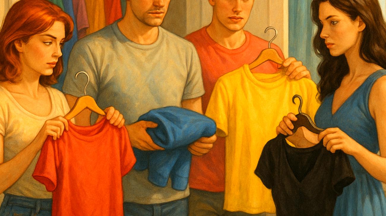 Was bedeutet deine Lieblings-Kleidungsfarbe über deine Persönlichkeit, laut Psychologie? 2025-11-15T07:34:37.234Z"